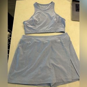 OUTDOOR VOICES- skort and tank top set